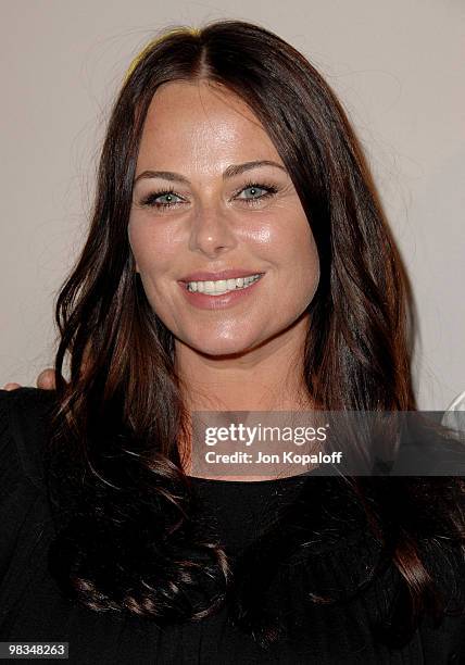 Actress Polly Walker arrives at the NBC Universal 2008 Press Tour All-Star Party at the Beverly Hilton Hotel on July 20, 2008 in Beverly Hills,...