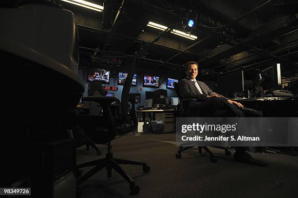 News Anchor Shepard Smith is photographed for the Washington Post.