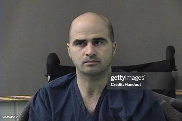 In this photo released by the Bell County Sheriff's Office, U.S. Maj. Nidal Hasan, the Army psychiatrist who is charged with murder in the Fort Hood...