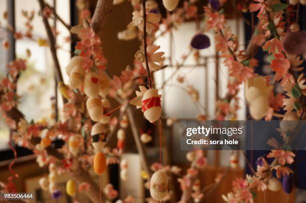 silkworm cocoon decoration.jpg - suora stock pictures, royalty-free photos & images