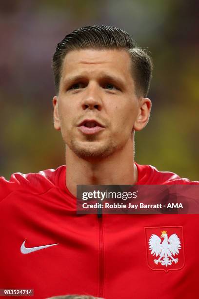 Wojciech Szczesny of Poland of Poland during the 2018 FIFA World Cup Russia group H match between Poland and Colombia at Kazan Arena on June 24, 2018...