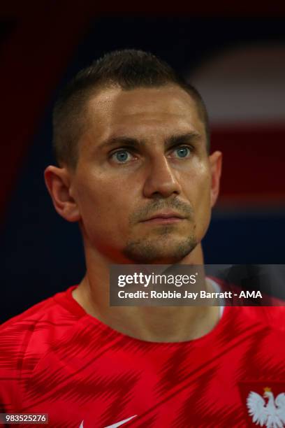 Artur Jedrzejczyk of Poland during the 2018 FIFA World Cup Russia group H match between Poland and Colombia at Kazan Arena on June 24, 2018 in Kazan,...