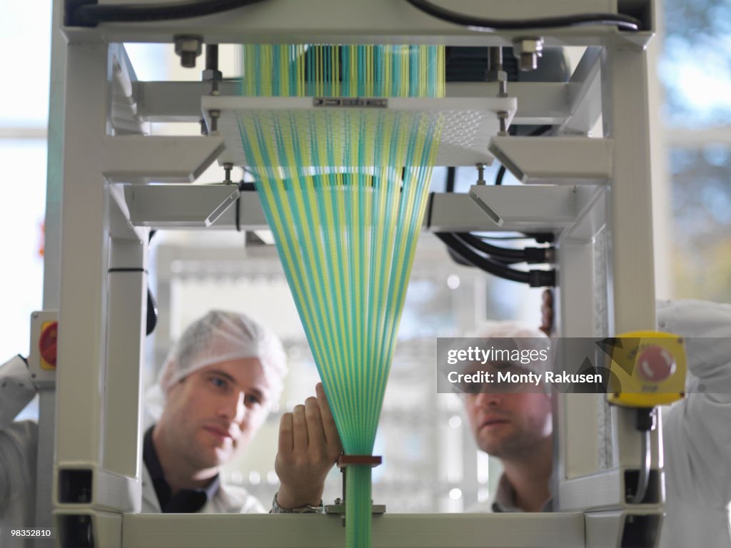Technicians Weaving Medical Product
