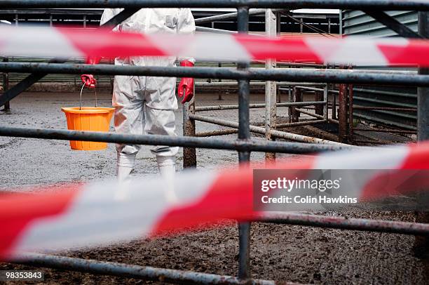 bio hazard on farm - colin hawkins stock pictures, royalty-free photos & images