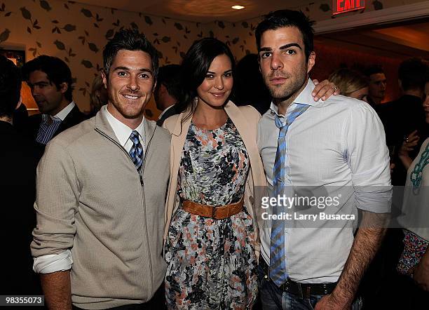 * Exclusive Coverage * Dave Annable, Odette Yustman and Zach Quinto attend Avon and Elle Magazine Celebrate May Issue with Fergie at the Crosby...