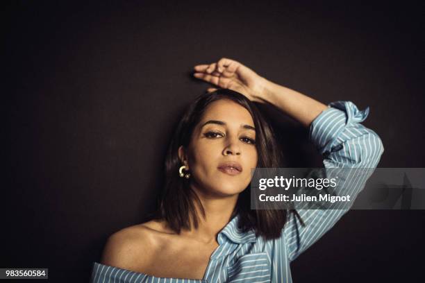Actress Leila Bekhti is photographed for Grazia Daily, on May, 2018 in Cannes, France. . .