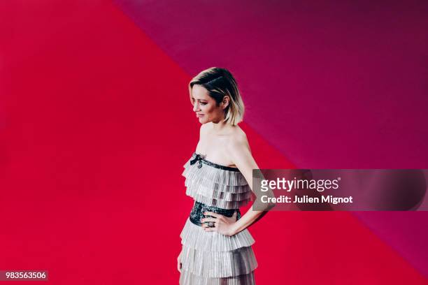 Actress Marion Cotillard is photographed for Grazia Daily, on May, 2018 in Cannes, France. . .