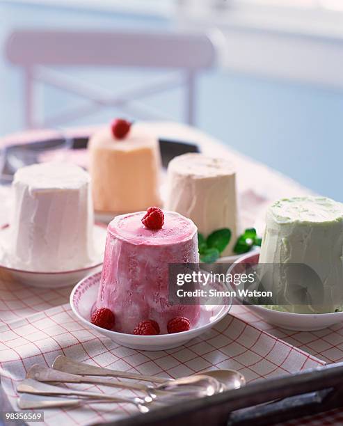 ice cream bombe assortment - bombe - fotografias e filmes do acervo