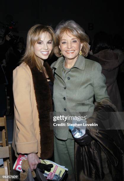 Elisabeth Hasselbeck and Barbara Walters