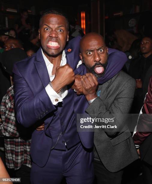 Calloway and Stephen Hill attend The 8th Annual Mark Pitts & Bystorm Ent Post BET Awards Party Powered By Ciroc on June 24, 2018 in Los Angeles,...