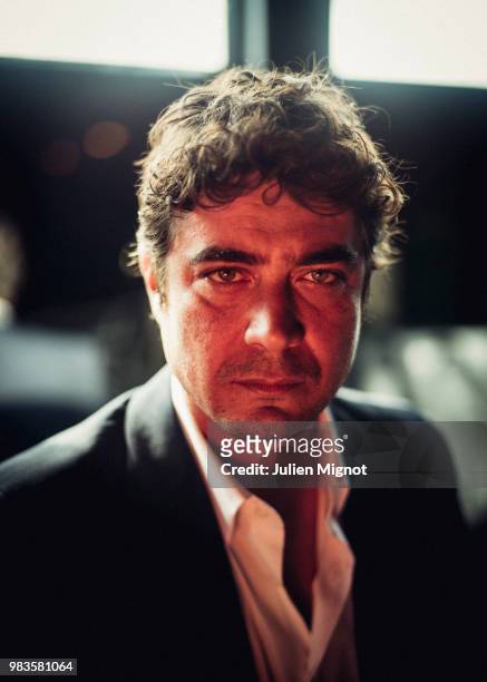 Actor Riccardo Scamarcio is photographed for Grazia Daily, on May, 2018 in Cannes, France. . .