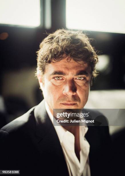 Actor Riccardo Scamarcio is photographed for Grazia Daily, on May, 2018 in Cannes, France. . .