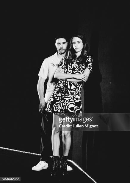 Actors Tahar Rahim & Stacy Martin is photographed for Grazia Daily, on May, 2018 in Cannes, France. . .