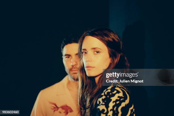 Actors Tahar Rahim & Stacy Martin is photographed for Grazia Daily, on May, 2018 in Cannes, France. . .