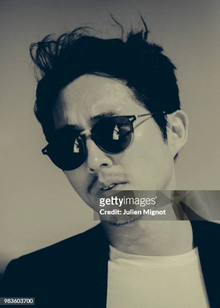 Actor Steven Yeun is photographed for Grazia Daily, on May, 2018 in Cannes, France. . .