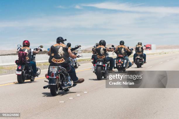 motorcycle rider road trip travel - motorcycle group stock pictures, royalty-free photos & images