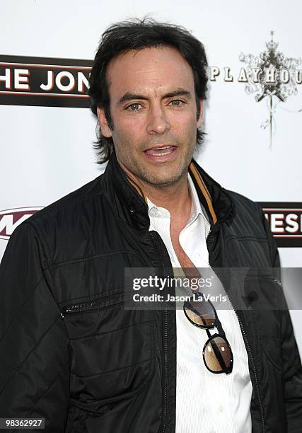 Actor Anthony Delon attends the premiere of "The Joneses" at ArcLight Cinemas on April 8, 2010 in Hollywood, California.