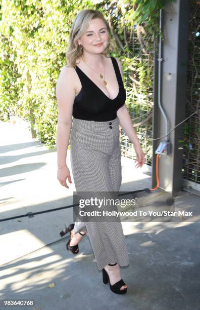 Morgan Lily is seen on June 24, 2018 in Los Angeles, California.