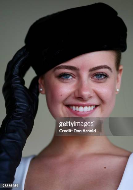 Rose Pengilly attends Derby Day races at Royal Randwick Racecourse on April 10, 2010 in Sydney, Australia.