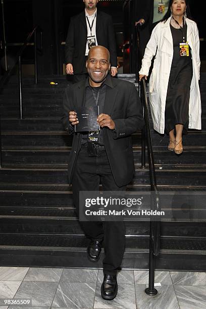 Photographer Earl Douglas Jr. Attends Earl Douglas Jr's Black Rock Volume 1 launch presented by Harman Kardon at Hard Rock Cafe - Times Square on...