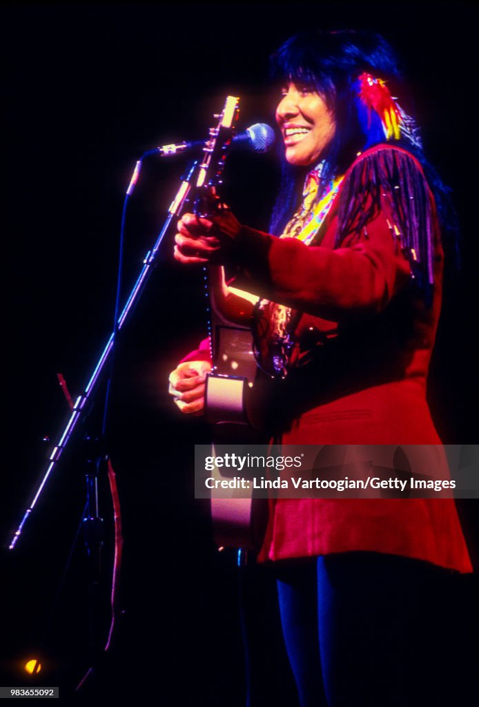 Buffy Sainte-Marie performs at Lincoln Center Out of Doors