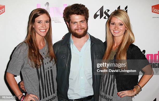 Personality Jack Osbourne and Kind Campaign founders Molly Stroud and Lauren Parsekian attend Fred Segal Santa Monica's "Kind Campaign" event at Zero...