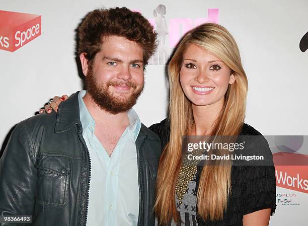 Personality Jack Osbourne and Kind Campaign founder Lauren Parsekian attend Fred Segal Santa Monica's "Kind Campaign" event at Zero Minus Plus at...