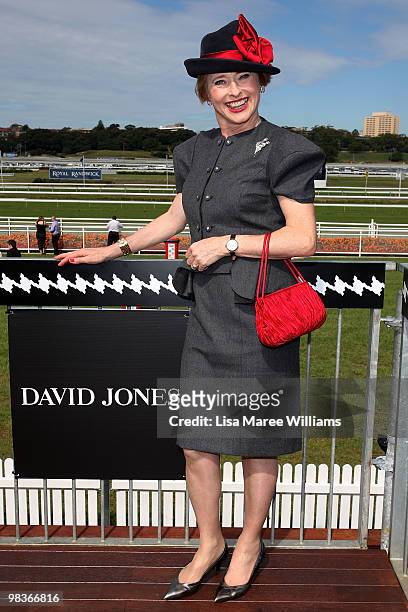Gai Waterhouse attends the David Jones marquee during Australian Derby Day at Royal Randwick Racecourse on April 10, 2010 in Sydney, Australia.