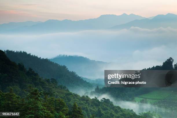 scenery the famous attraction in taiwan, asia. scenery near sun moon lake, sun moon lake in taiwan, asia. yuchi township, nantou county, taiwan - nantou county stock-fotos und bilder