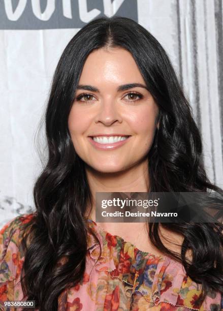 Personality/ author Katie Lee visits Build Brunch to discuss 'Beach Bites' at Build Studio on June 25, 2018 in New York City.