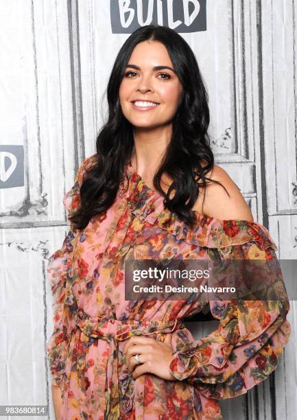 Personality/ author Katie Lee visits Build Brunch to discuss 'Beach Bites' at Build Studio on June 25, 2018 in New York City.