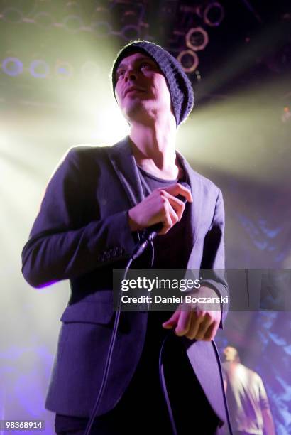 Ville Valo of HIM performs at the House Of Blues Chicago on April 9, 2010 in Chicago, Illinois.