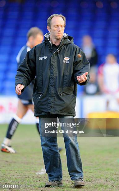 Director of Rugby Brendon Venter of Saracens during the Guinness Premiership match between Sale Sharks and Saracens at Edgeley Park on April 9, 2010...