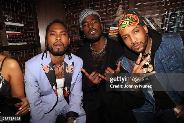 Miguel, Luke James, and Ro James attend the 8th Annual Mark Pitts