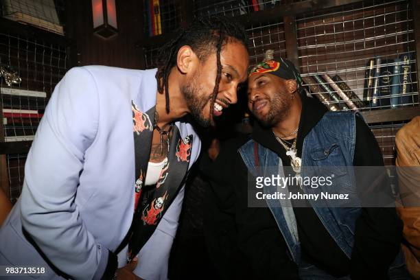 Miguel and Ro James attend the 8th Annual Mark Pitts Post BET Awards Soiree at Poppy on June 24, 2018 in Los Angeles, California.
