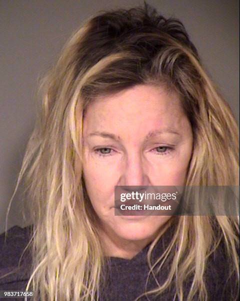 In this handout photo provided by the Ventura County Sheriffs Office, actress Heather Locklear is seen in a police booking photo after her arrest on...