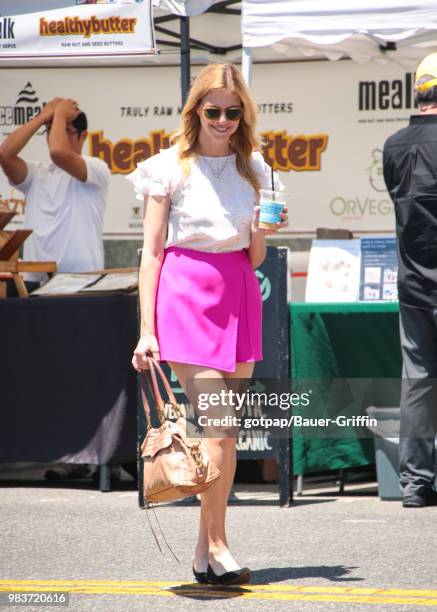 Hilary Barraford is seen on June 24, 2018 in Los Angeles, California.