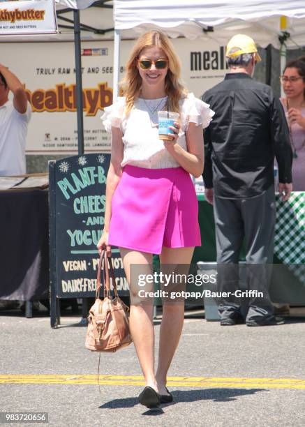 Hilary Barraford is seen on June 24, 2018 in Los Angeles, California.