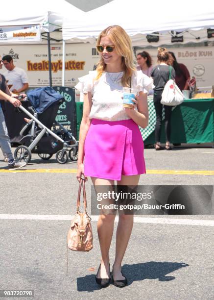 Hilary Barraford is seen on June 24, 2018 in Los Angeles, California.