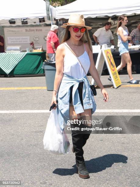 Jojo Zhu is seen on June 24, 2018 in Los Angeles, California.