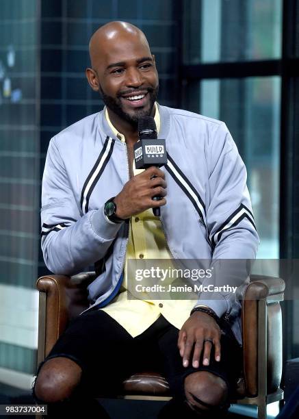 Karamo Brown visits Build Series to discuss his show "Queer Eye" at Build Studio on June 25, 2018 in New York City.