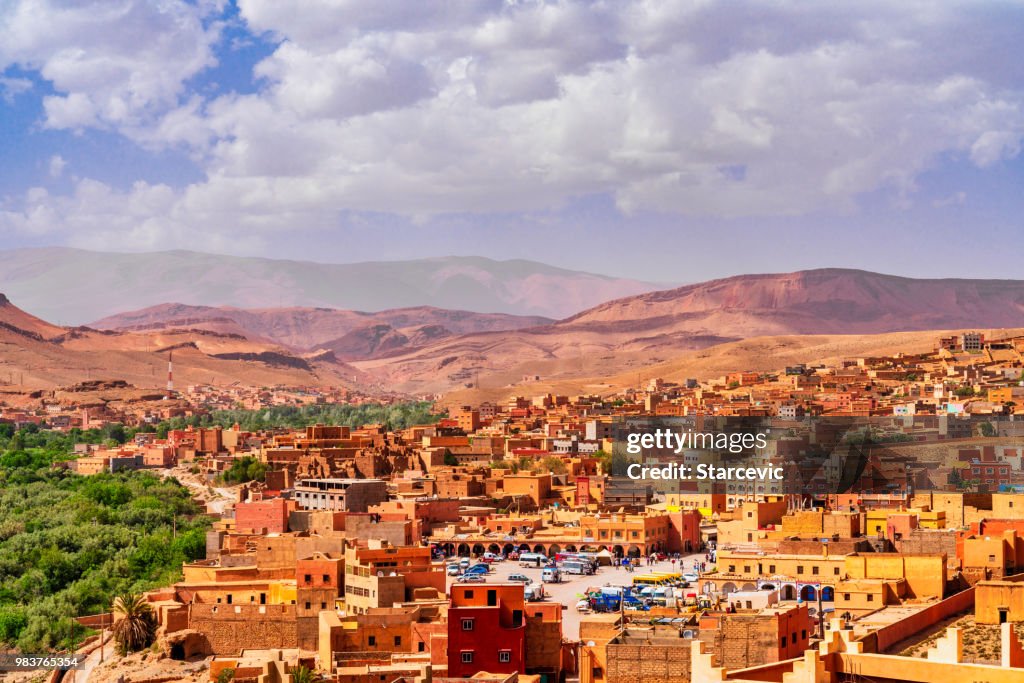 Rural town in Morocco