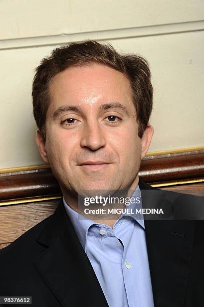 French lawyer Bertrand Cardi pose on April 10, 2010 during the Cite de la Reussite in Paris. La Cite de la Reussite has gathered students from Europe...