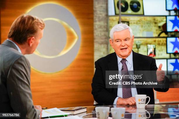 This Morning anchored by Gayle King , Norah O'Donnell and John Dickerson talked with Newt Gingrich about his book "Trump's America".