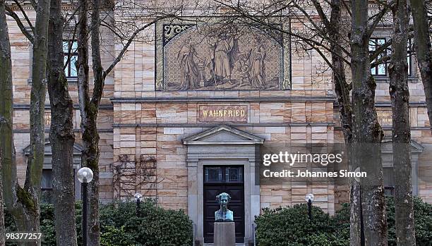 General outside view of Villa Wahnfried, taken on April 10, 2010 in Bayreuth, Germany. Villa Wahnfried was owned by German composer Richard Wagner...