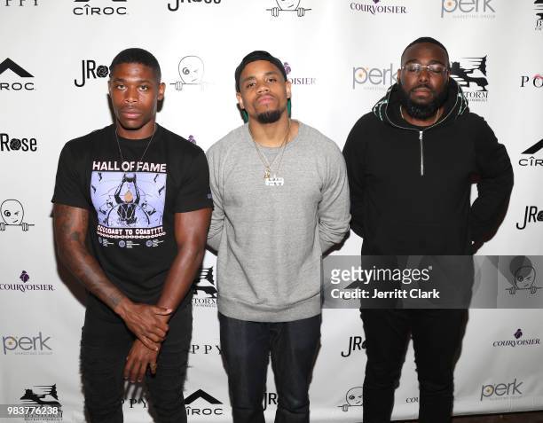 Mack Wilds attends The 8th Annual Mark Pitts & Bystorm Ent Post BET Awards Party Powered By Ciroc on June 24, 2018 in Los Angeles, California.