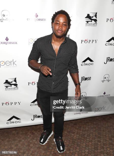 Leon Thomas III attends The 8th Annual Mark Pitts & Bystorm Ent Post BET Awards Party Powered By Ciroc on June 24, 2018 in Los Angeles, California.