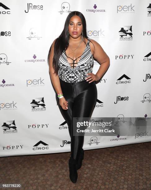 Erica Chandler attends The 8th Annual Mark Pitts & Bystorm Ent Post BET Awards Party Powered By Ciroc on June 24, 2018 in Los Angeles, California.