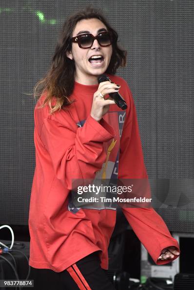 Paris June Rapper Rapper Paris performs at Shoreline Amphitheatre on June 24, 2018 in ...