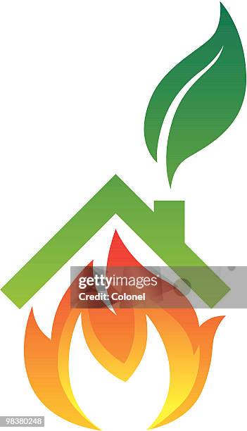 eco home heizung - heizung stock-grafiken, -clipart, -cartoons und -symbole